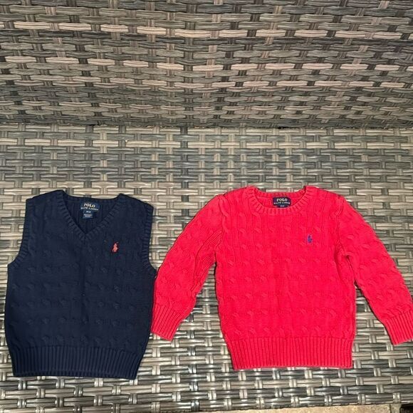 Polo sweater and Vest bundle 2🎉Last deal🎉